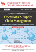Research Conference on Operations & Supply Chain Management RCOSCM 2019 (Edition1)