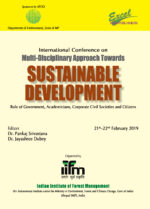International Conference on Multi Disciplinary Approach towards Sustainable Development (Edition1)