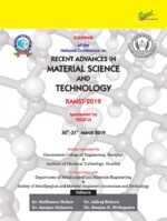 Souvenir of the National Conference on Recent Advances in Material Science & Technology RAMST 2019 (Edition1)