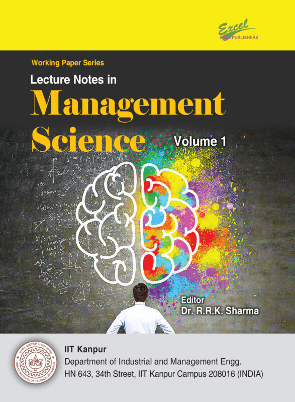Lecture Notes in Management Science Vol 1 (Edition1)