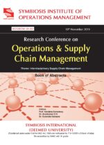 Research Conference on  Operations & Supply Chain Management Theme: Interdisciplinary Supply Chain Management (Edition1)