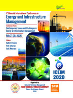 7th Biennial International Conference on Energy and Infrastructure Management ICEIM-2020 (Edition1)