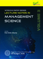 Working Paper Series: Lecture Notes in Management Science Volume 3 (Edition1)